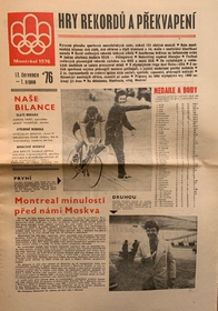 Československý sport: XXI. LOH v Montrealu 1976 - Hry rekordů a překvapení