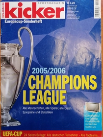 Sportmagazin Kicker: Mimořádné číslo před startem Ligy mistrů 2005/2006