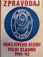 Zpravodaj hokejového klubu POLDI Kladno 1991-1992