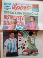 Deník Sport Extra - Česká liga skončila, MS začíná (16.6.1994)