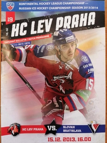 Zpravodaj HC Lev Praha - Slovan Bratislava (15.12. 2013)